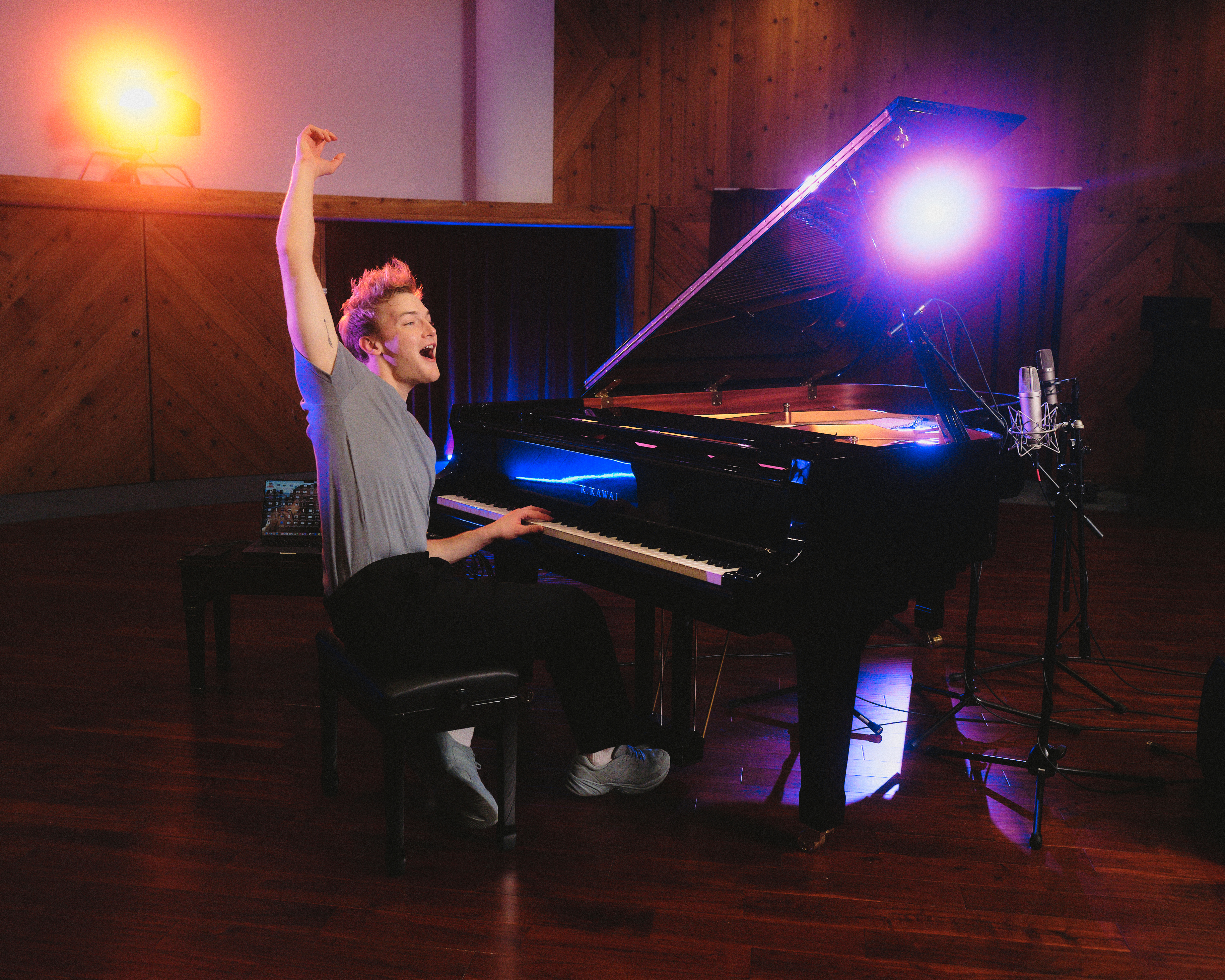 David Snyder at piano